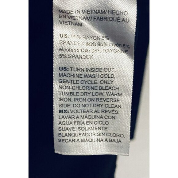 Chicos Top Womens XL Black Animal Print V Neck Long Sleeve Boho Whimsigoth - Picture 6 of 7